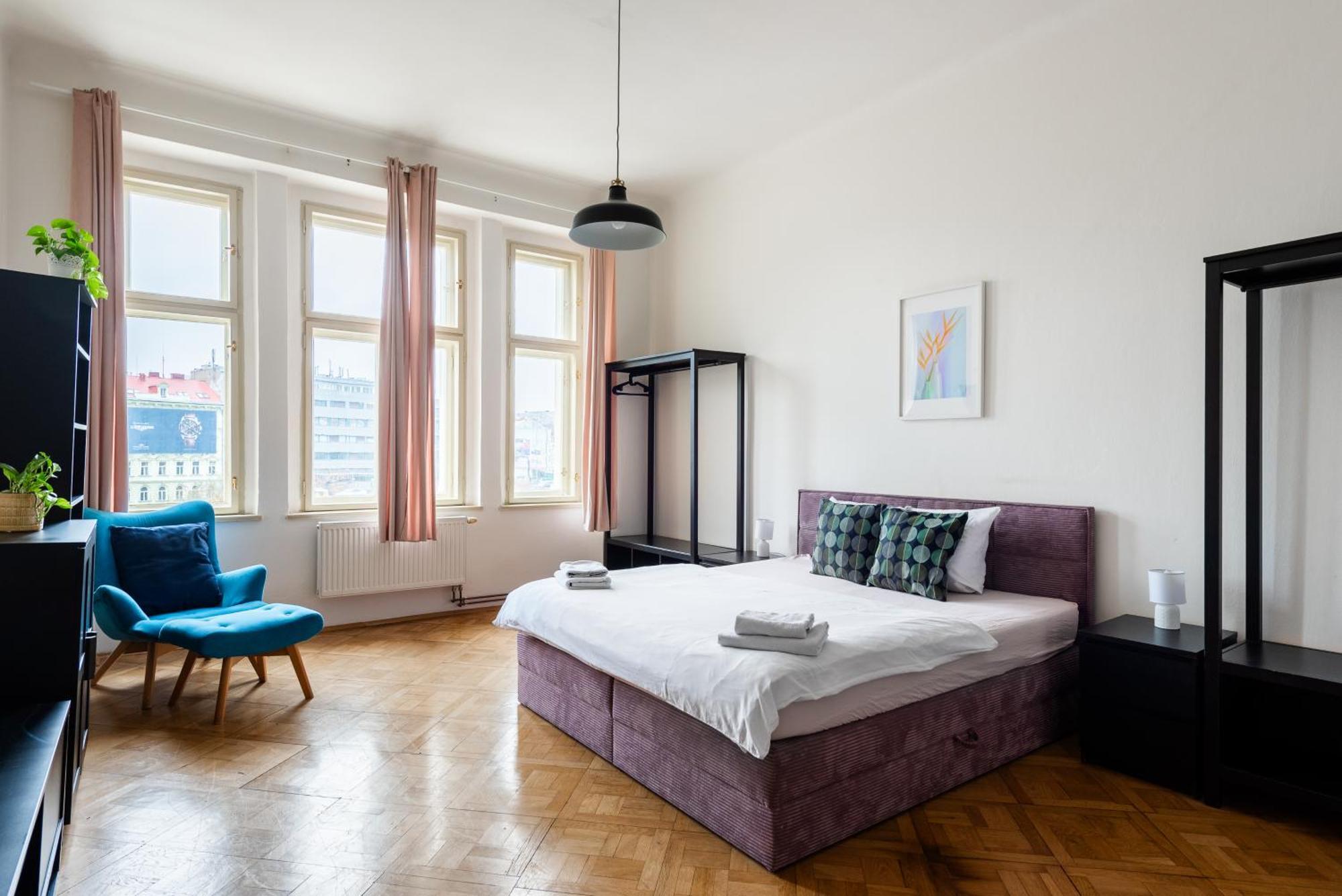 Residence Tesnov Apartment Praga Esterno foto