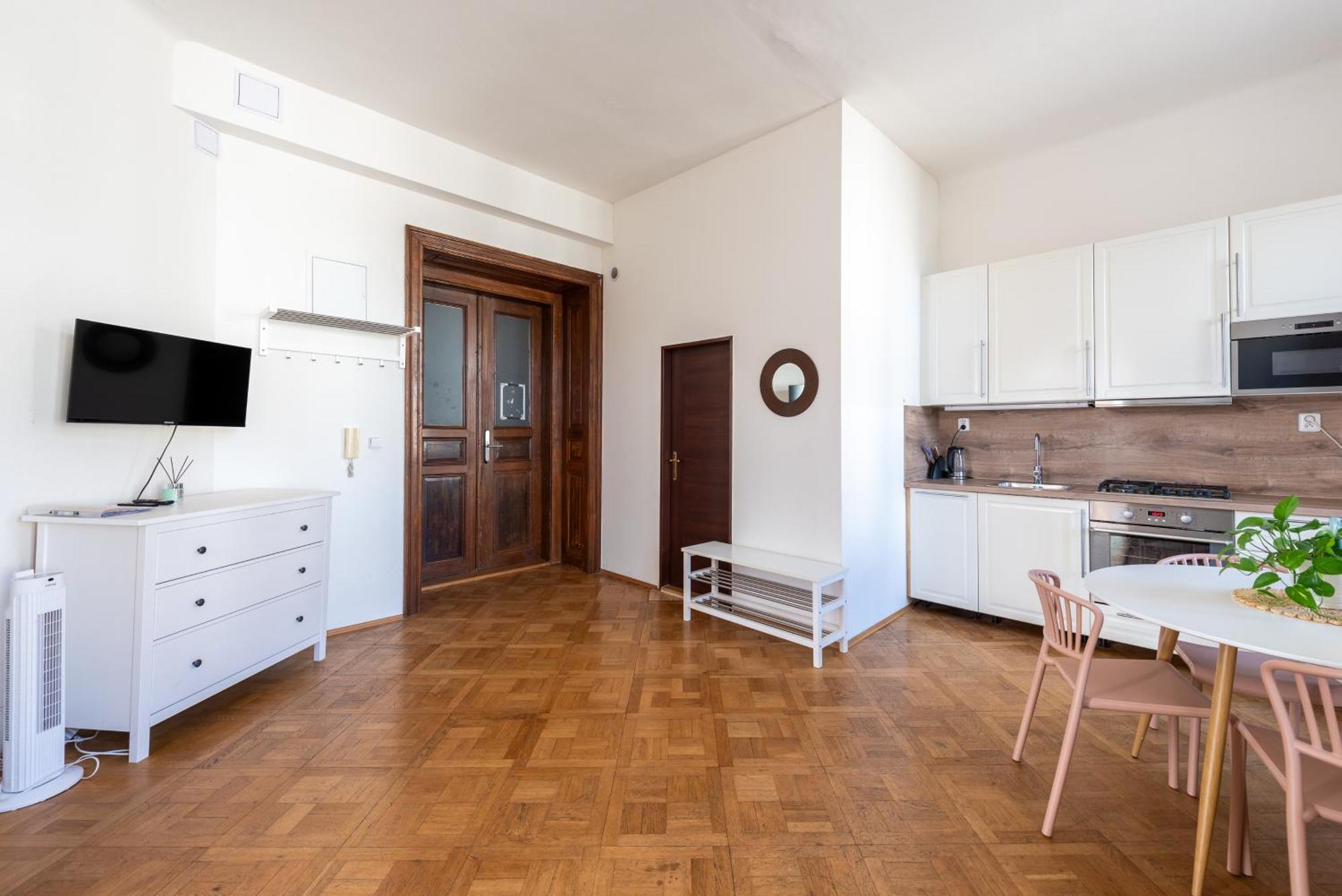 Residence Tesnov Apartment Praga Esterno foto
